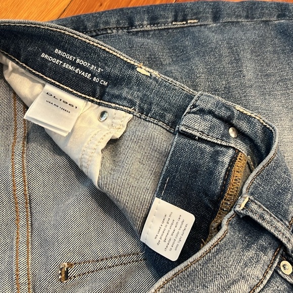 ⭐️ DL1961 Bridget Boot High Rise Instasculpt Jeans Size 30 - Picture 3 of 8